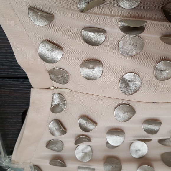 RARE Anthropologie Eva Franco Tulle Polka Skirt, Beige, 12P - Picture 6 of 12